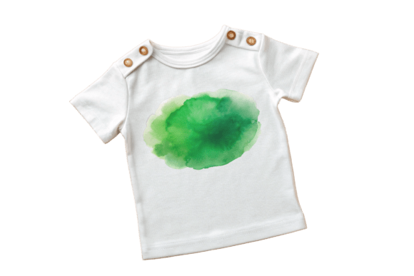 Download Organic Green Watercolor Ink Blotch - Blotch Collection