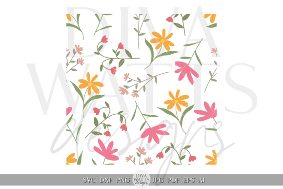 Download Wildflower Seamless Pattern SVG - Svg Collection