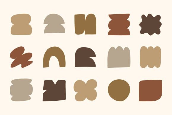 Download Neutral Abstract Shapes SVG Bundle Set - Svg Collection