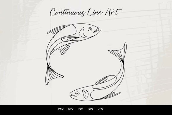 Download Continuous Line Fish SVG - Svg Collection