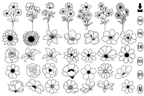 Download Flowers Svg Bundle, Flower Svg, Floral - Svg Collection