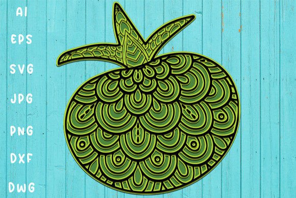 Download Laser Cut Multilayer Fruite SVG - Svg Collection