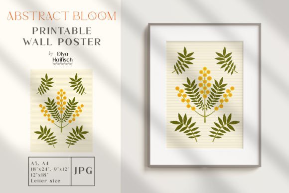 Download Spring Yellow Flower Printable Poster - Spring Collection
