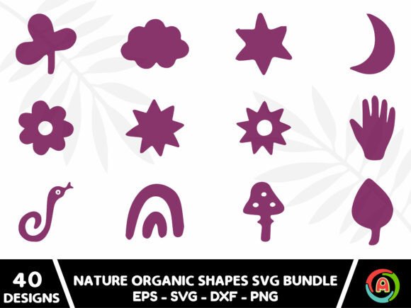 Download Nature Organic Shapes Svg Bundle - Svg Collection