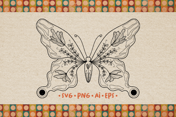Download Butterfly SVG Line Art Illustrations - Svg Collection