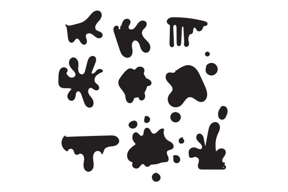 Download Doodle Paint Splatter and Blob Splash - Blob Collection