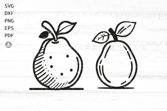 Download Pear Outline Svg, Pear Fruits Clipart - Svg Collection