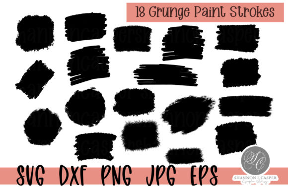 Download Paint Brush Strokes - SVG &amp; Sublimation - Svg Collection