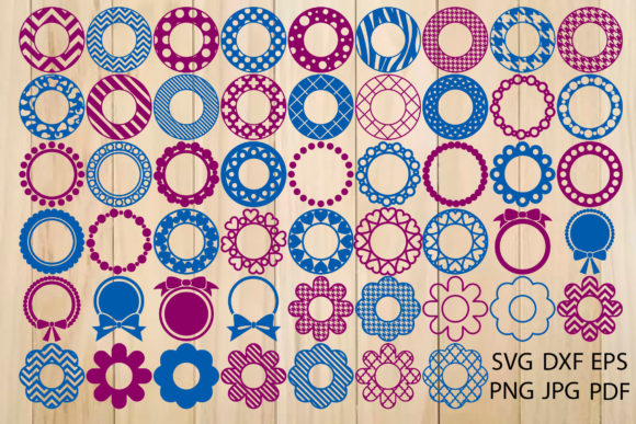 Download 52 Monogram Frames Svg, Round Border Svg - Svg Collection