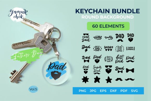 Download Acrylic Keychain SVG for Fathers Day Key - Svg Collection