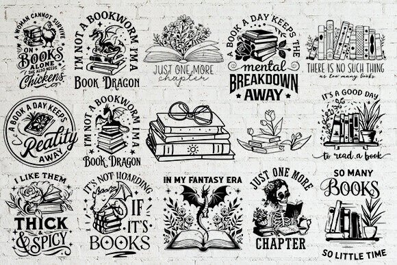 Download Reading Book Svg Bundle, Book Lover Svg, - Svg Collection