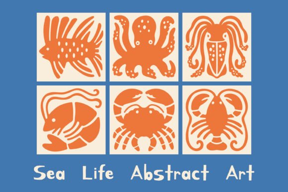 Download Sea Life Abstract Art - Sea Collection