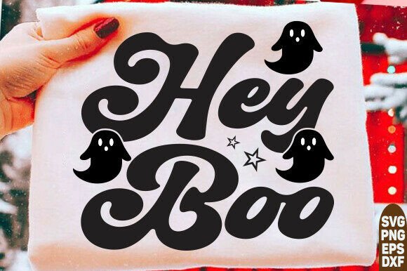 Download Hey Boo SVG, PNG Files, Boo Svg, Cute Ha - Svg Collection