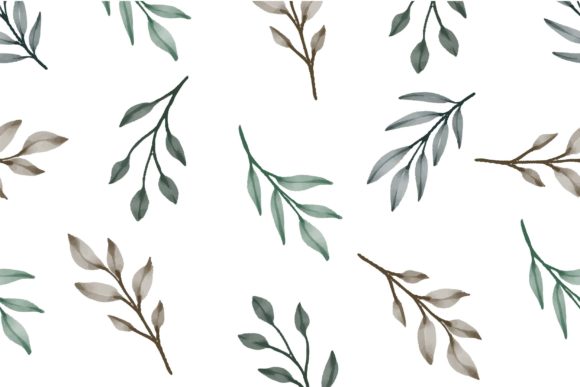 Download Simple Leaves Seamless Pattern - Sea Collection
