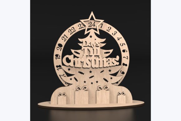 Download Laser Cut Days Till Christmas Tree Svg - Svg Collection