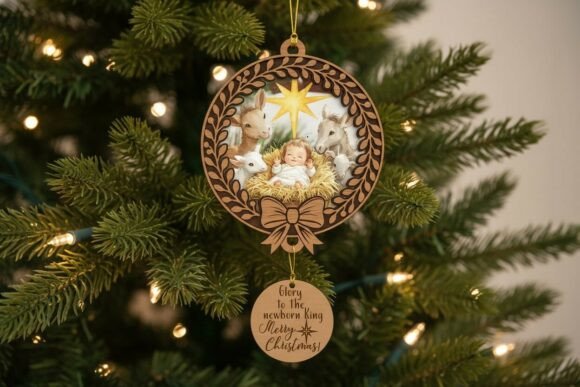 Download Nativity Christmas Frame Svg for Acrylic - Svg Collection