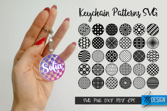 Download Keychain Patterns SVG. Round Acrylic Key - Svg Collection