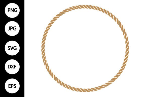 Download Rope Circle Frame Border SVG - Svg Collection