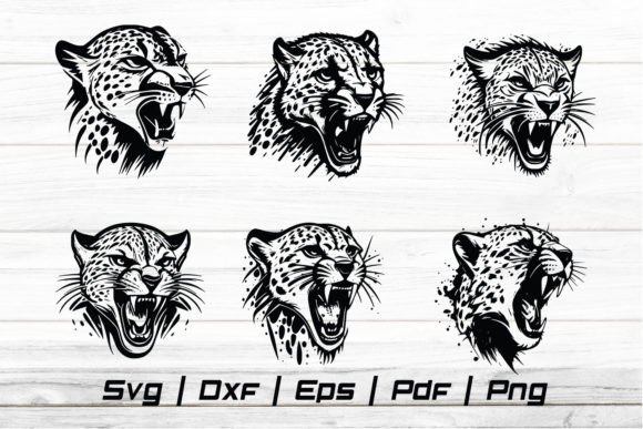 Download Cheetah Head Svg Silhouette Cut File - Svg Collection