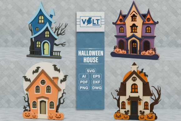 Download Halloween House SVG Laser Craft BUNDLE - Svg Collection