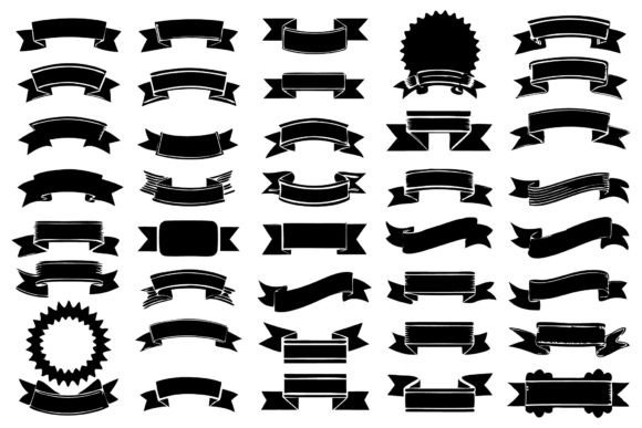 Download Banner, Banner Svg Bundle,Text Ribbon - Svg Collection
