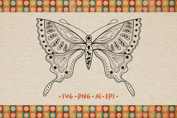 Download Butterfly SVG Line Art Illustrations - Svg Collection