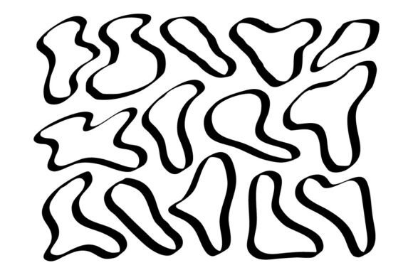 Download Abstract Bold Blob Shape Bundle Set - Blob Collection
