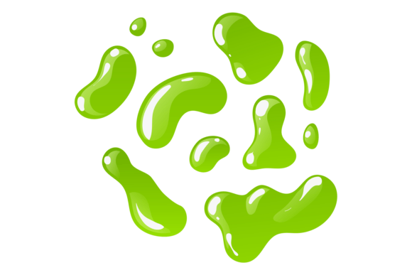 Download Goo Drops. Green Slime Blobs. Sticky Blo - Blob Collection