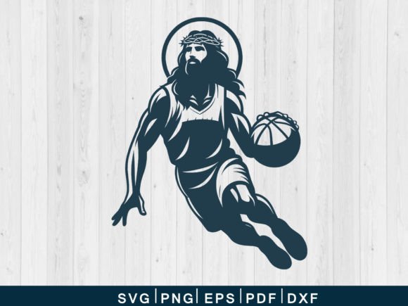 Download Jesus Playing Basketball Svg Funny Gift - Svg Collection